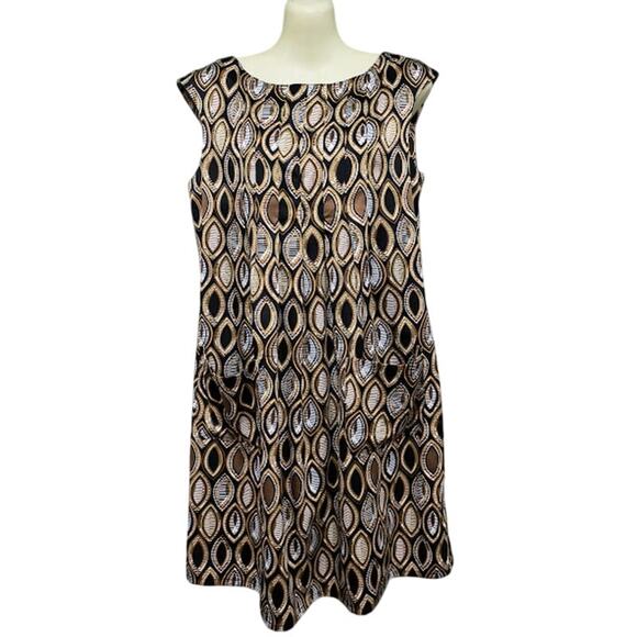 mark. Cap Sleeve Dress with Hidden Front Pleats and Front Pockets, Size SP - Picture 1 of 7